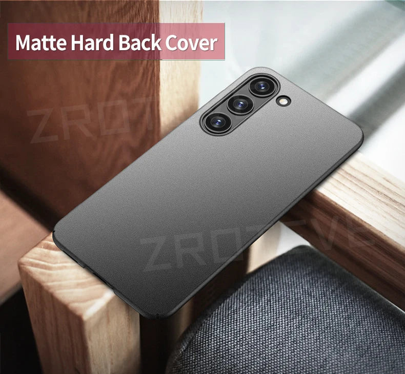 Zroteve Slim Matte Hard PC Case for Samsung Galaxy S26 Ultra / S25 Edge / S24 / S23 – Lightweight Protective Cover