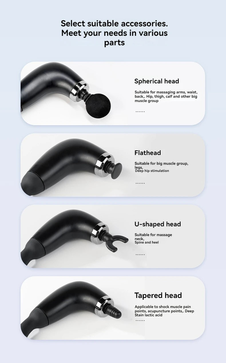 Smart Fascia  Electric Massager Massage Hammer Rechargeable Fascia  Home Handheld Hammer Back Artifact Body  Massager