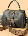 Handbags High Quality Leather Shoulder Bags Designer Solid Color Handbag