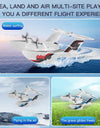 KF603 RC Glider 2.4G Radio Control Aircraft Sea And Air RC Plane EPP Foam Water Land Flying Airplane Toys