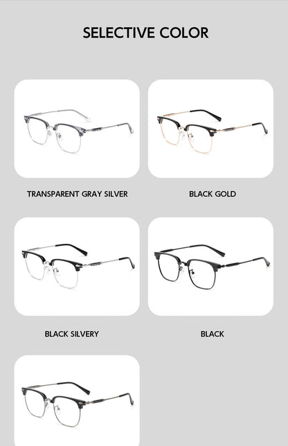 SANGCOO New Fashion Square Optical Prescription Men's  Eyeglasses Frames Anti-Blue Light Reading Glasses Myopia Hyperopia K0062K