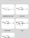 Square Optical Prescription Men's  Eyeglasses Frames Anti-Blue Light Reading Glasses Myopia Hyperopia