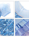 Frozen Elsa Role Playing Dress Light Up Kids Halloween Carnival Girls Birthday Elsa Princess Glowing Vestidos
