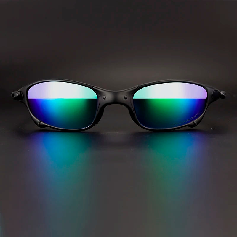 Polarized Metal Cycling Sunglasses UV400 Outdoor Riding Eyewear