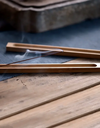 Bamboo Incense Holder for Sticks Incense Burner with Flame-retardant Ring Ash Catcher for Home Decor Yoga Meditation