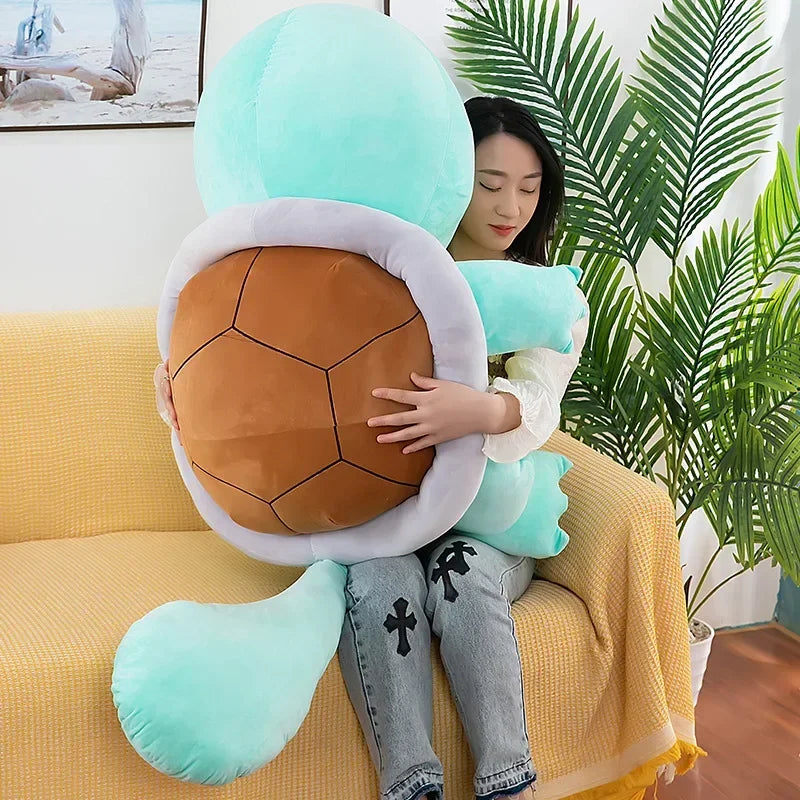 60cm Squirtle Plush Doll Big Size Pokemon Plush Toys Kawaii Stuffed Toys Cute Turtle Pillow Christmas Gift Toys for Boys Girls