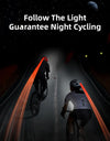 Bicycle Light Helmet MTB Road USB Warning Rear Light Cycling Helmet EPS PC Intergrally-molded Safety Bike Helmet