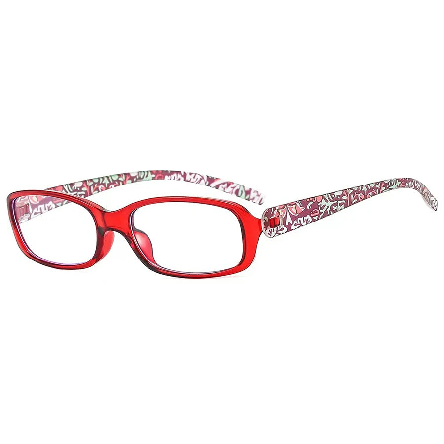 Reading Glasses Women Full Frame Printed Retro Anti Blue Light Presbyopia Hyperopia Read Eyewear +1.0 +2.0 +3.0 +4.0