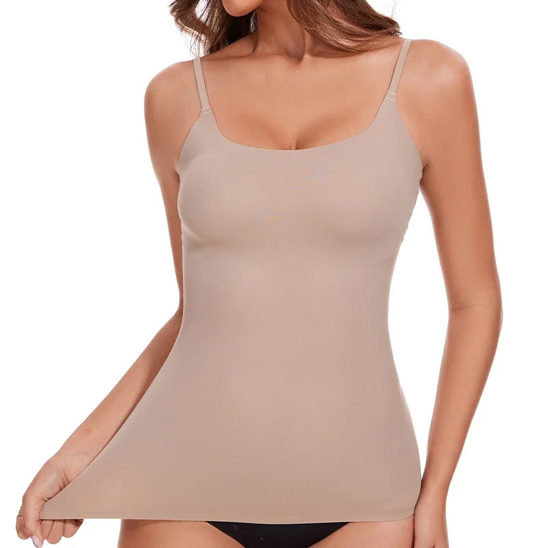 Women Shapewear Camisole Tank Top – Tummy Control Slimming Vest