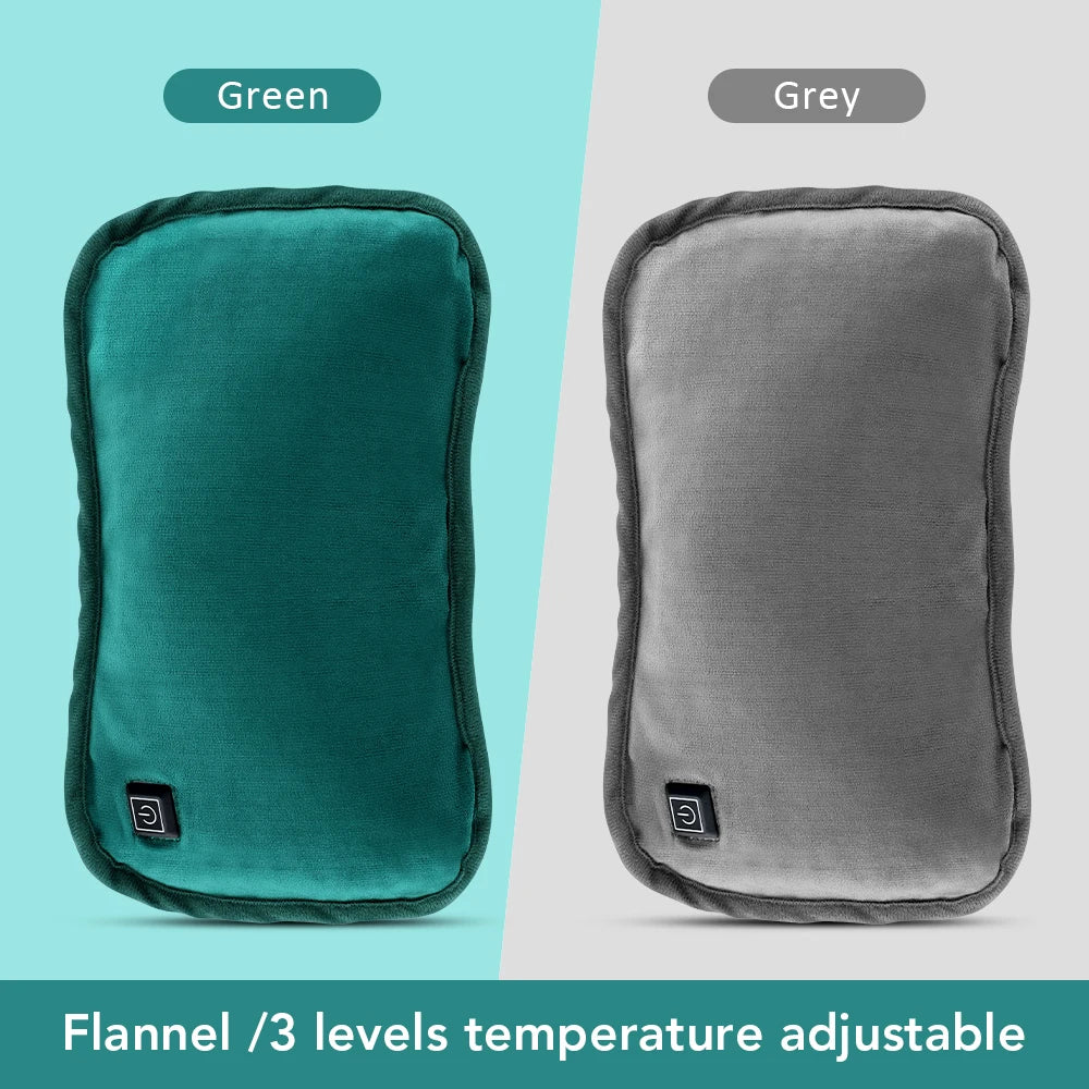 USB Hand Warmer Temperature Adjustable Hot Bag Graphene Heat Warm Pad Portable Gloves Pad Electric Hand Office Home