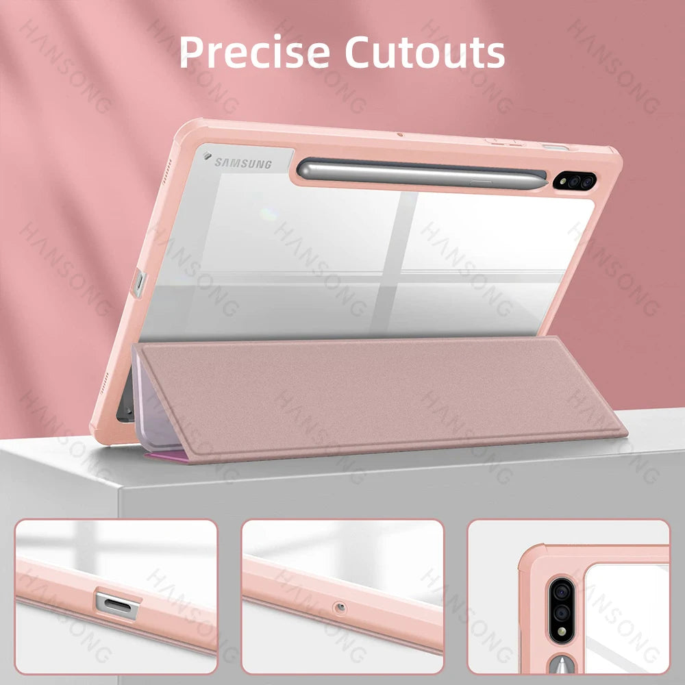 For Samsung Galaxy Tab Case for Galaxy Tab A9 Plus A9 A8 Case for Tab S9 Plus S9 FE S9 S8 Plus S8 S7 Plus S7 FE S7 S6 Lite Cover