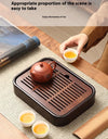 Tea Tray Household Small Dry Brewing And Draining Tea Set Office Tea Table Bamboo Tray Drainage Tea Tray Storage Tray