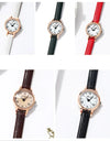 Classic Simple Women Watch Roman Numeral Dial Luxury Rose Gold Watch Case Office Lady Slender Wrist watch