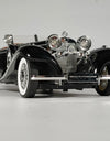 Diecast 1/18 1936 500K Classic Car Alloy Metal Model Sound And Light Toy Collect Display Ornament