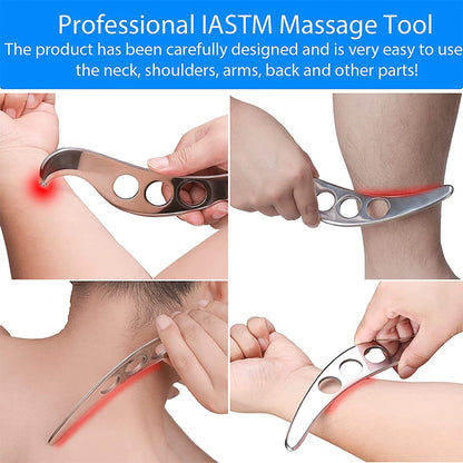 Stainless Steel Gua Sha Guasha Plate Massager Tool Scraper Physical Therapy Loose Muscle Meridian Massage Machine Spa Board Tool