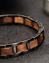 Bracelet Metal Stainless Steel Wood Strap Jewelry Ladies