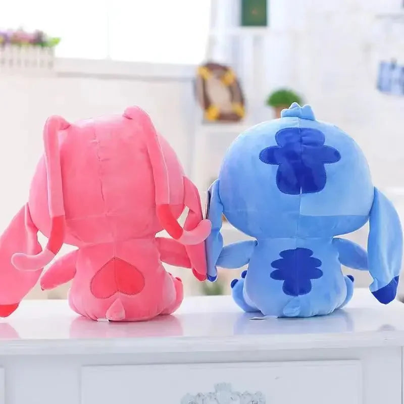 Disney Lilo&Stitch Plush Doll Toys Anime Cartoon Blue Stitch Plush Stuffed Plush Angel Plush Dolls   Gift Toys