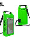 2L Dry Bag Touch Screen Waterproof Bags For Trekking Drifting Rafting Surfing kayak Outdoor Sports Bags Camping Equipment XA394Q