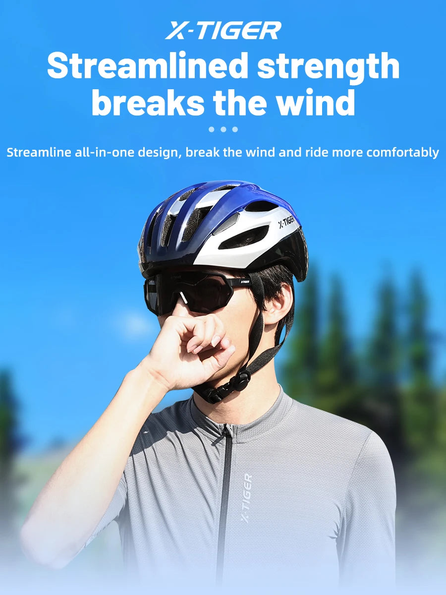 Lightweight One Piece Cycling Helmet For MTB And Road Riding