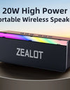 Portable Bluetooth-Compatible Speakers, Bass with Subwoofer, Wireless Sound Box, Waterproof TWS Boombox, 3000mAh, 20W