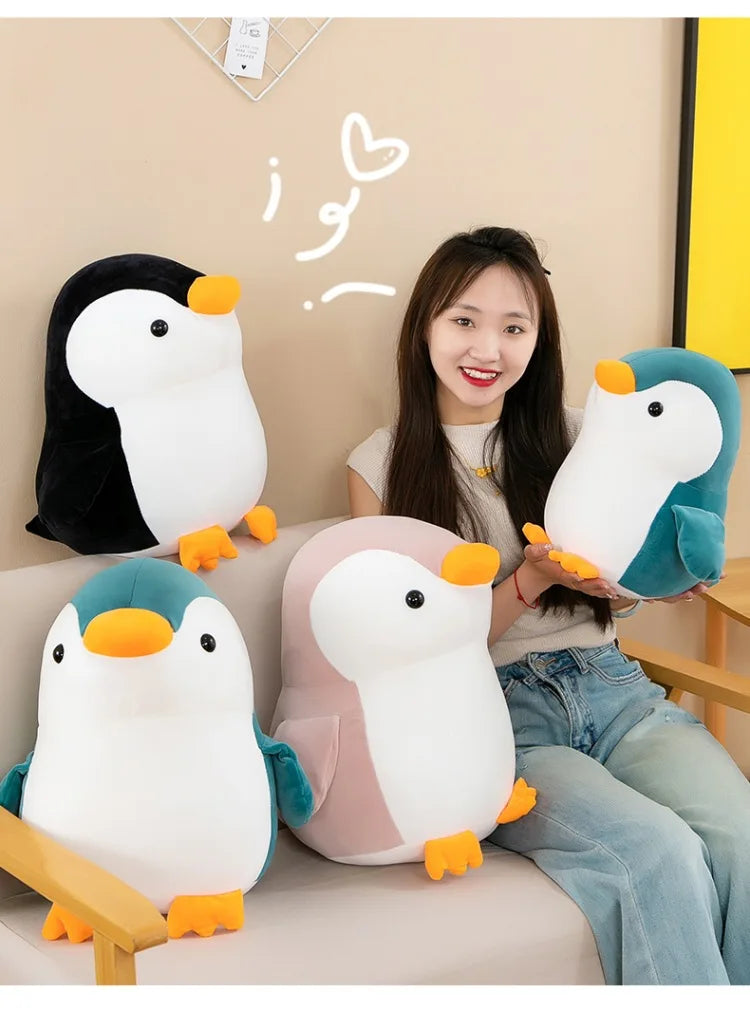 Kawaii Plush Penguin Stuffed Doll Cute Toy for Kids Girls Birthday Xmas Gift Soft Sleep Companion Cuddly Animal Plushie