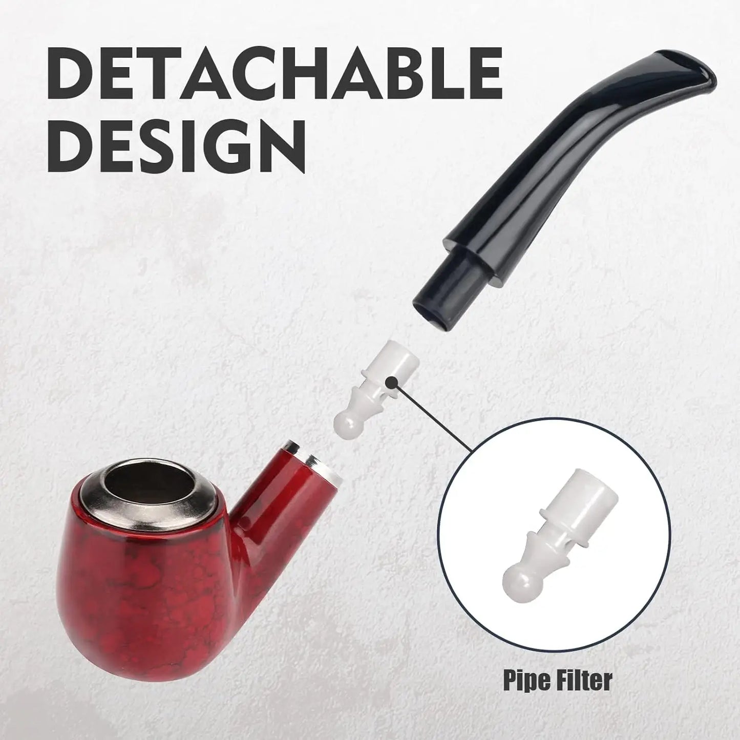 Scotte Tobacco Pipe Red