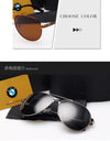 BWM Luxury Polarized Sunglasses Men UV400 Anti-Glare Retro Flight Sunglasses Driving Cycling Fishing Outdoor Hiking Sunglasses
