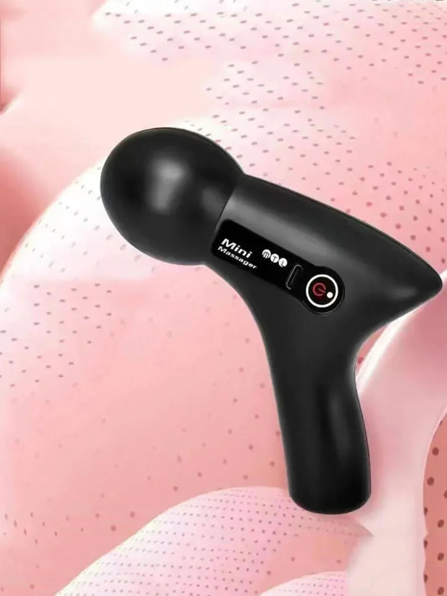 Mini Massage Massage LCD Screen 6 Heads  Muscle Massager Portable Electric Fascia  for Neck Foot Body Fascia