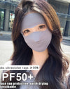 Sunscreen Mask Traceless Women Detachable Facekini Ice Silk Anti-ultraviolet Summer Breathable Thin Cover Whole Face