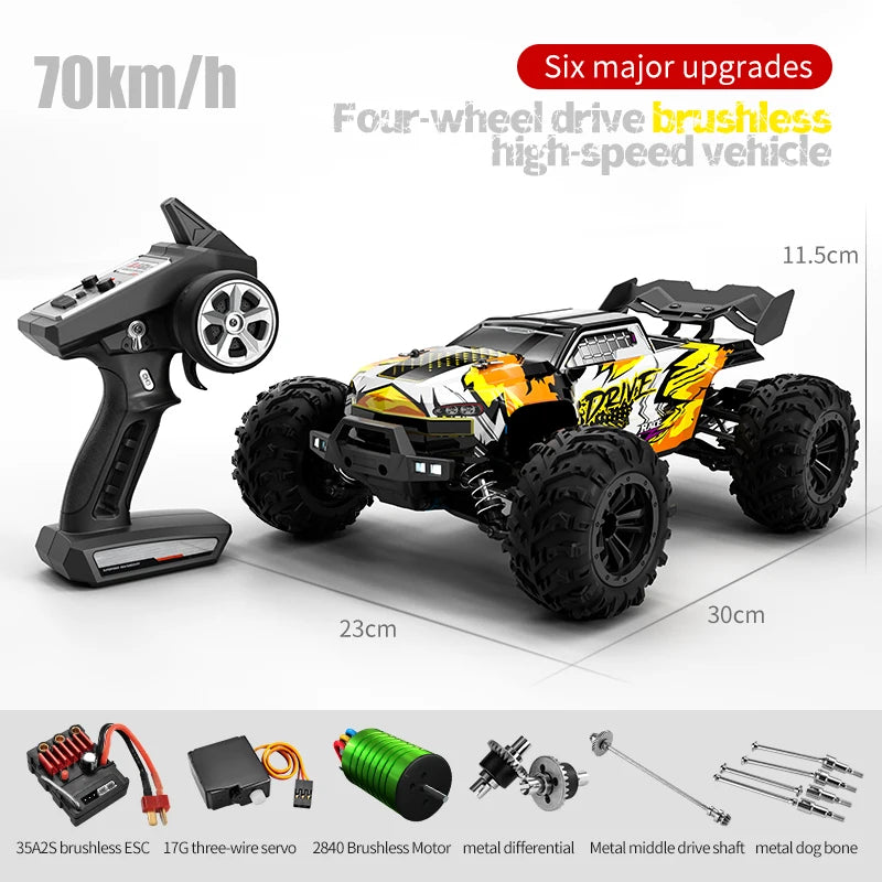 1 to 16 Scale 4WD Brushless High Speed Remote Control Racing Car
