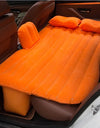 Foldable Car Travel Bed PVC Flocking Inflatable Mattress For SUV Interior Accessories Portable Comfortable Sleeping Pad