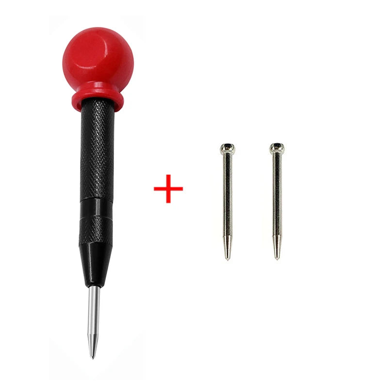 Automatic Centre Punch General Woodworking Metal Drill Adjustable Spring Loaded Automatic Punch Hand Tools for Metal Wood Glass