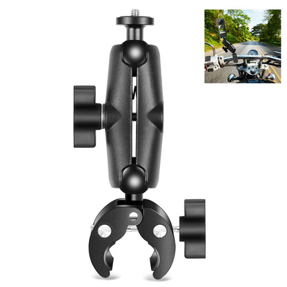 Motorcycle O-Clip Quick Release Clamp / Crab Clamp Handlebar Fixed Mount Holder for GoPro and Other Action Cameras