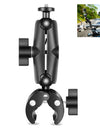 Motorcycle O-Clip Quick Release Clamp / Crab Clamp Handlebar Fixed Mount Holder for GoPro and Other Action Cameras