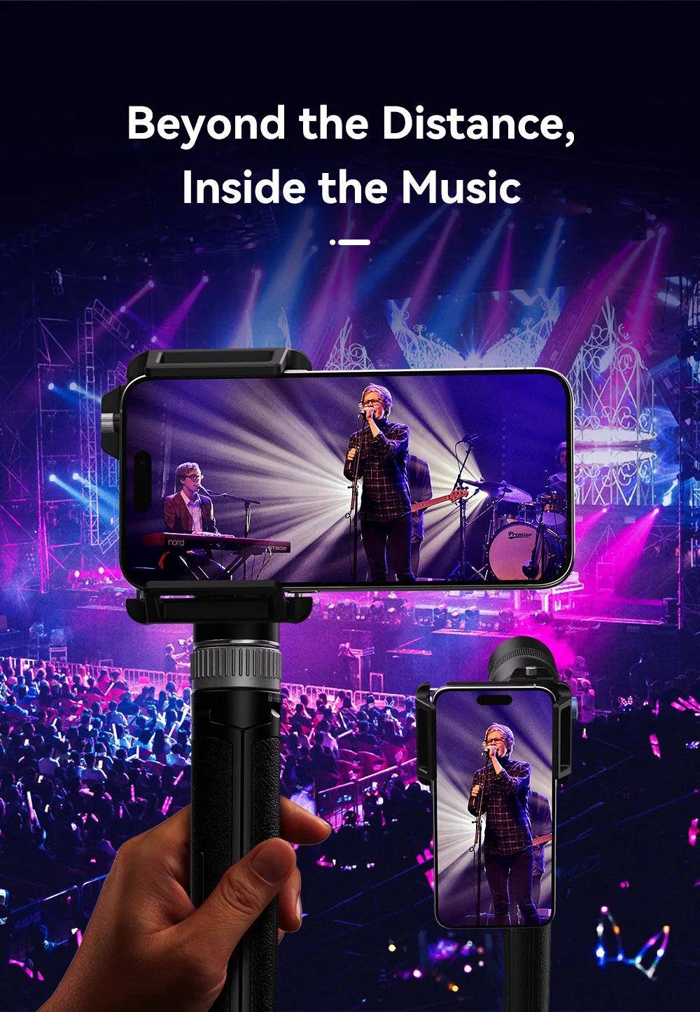 30X HD Mobile Phone Telephoto Lens with Tripod
