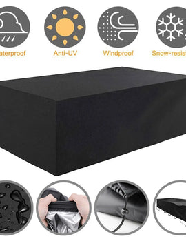 72Size Garden Furniture Covers 210D Oxford Outdoor Waterproof Anti-UV Tear-Resistant Patio Table Chair Cover Dust Proof Sofa Set