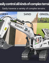 RC Remote Control Toys Cars Excavator Bulldozer Dump Truck 2.4G High Tech Vehicle Engineering Cars Model For Boys Birthday Gifts