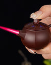 Creative Teapot Gas Lighter Adjustable Flames with Playing Inflation Windproof Red Flame Cigarette Accessories Unique Gift