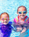 Swimming Goggles For Kids Youth Age 3-14 Years Old Anti-fog 100% UV Protection Clear Vision No Leaking Quick Adjustable Strap