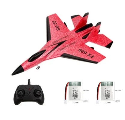 2.4G Radio Control Glider RC Foam Aircraft SU35 FX622 Plane Remote Control Fighter Plane Glider Airplane Boys Toys for Children