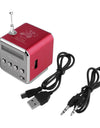 Rechargeable Portable radio FM portable mini radio Mini High Bluetooth Portable Voice Suitable for computer cell phone MP3 music