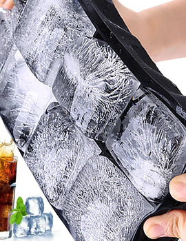Big Ice Block Mold DIY Square Shape Ice Blocks Molds Food Grade Silicone Ice Cube Tray Mould Maker for Kitchen Bar Whiskey Wine