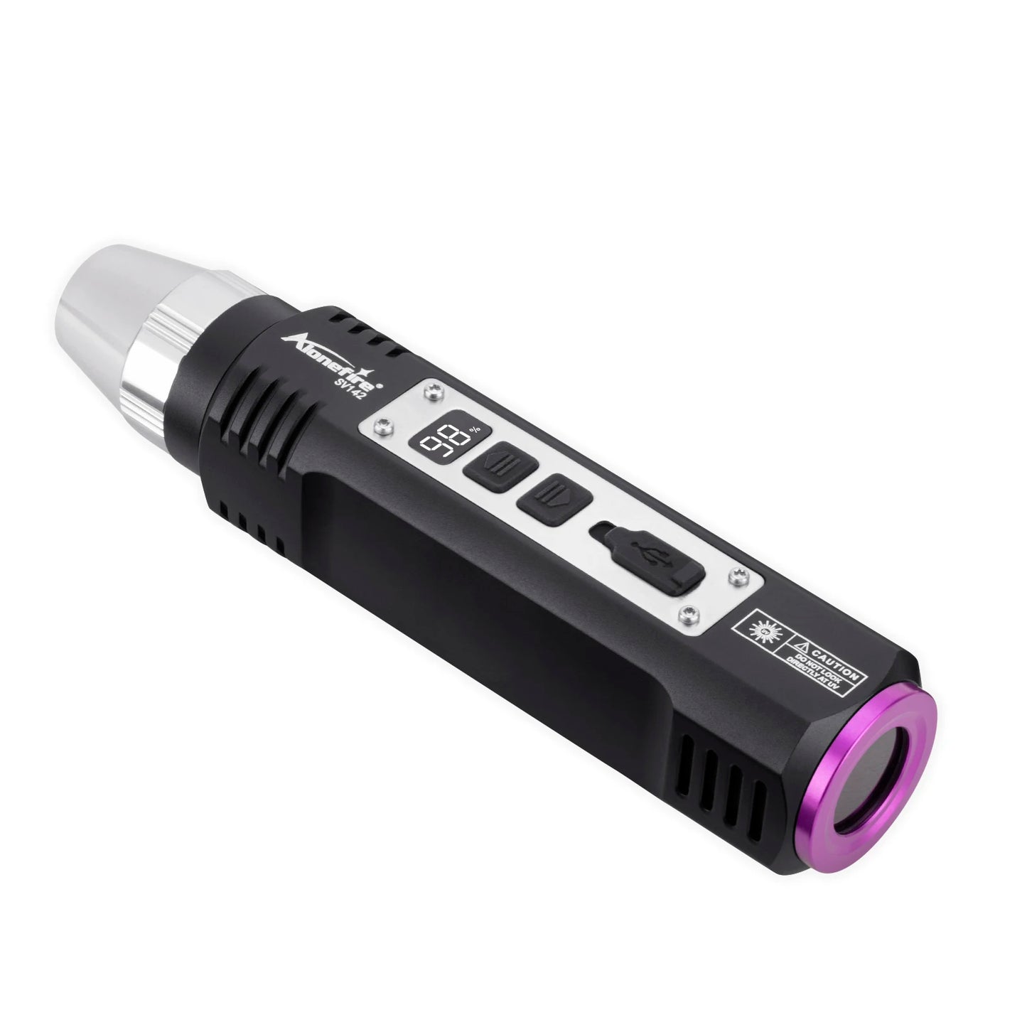 365nm UV Blacklight Rechargeable Flashlight
