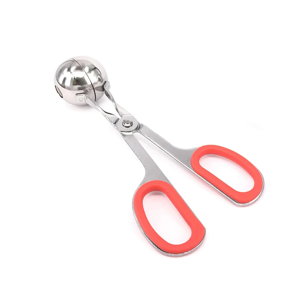 Meatball Maker Tool Stainless Steel Clip Newbie Non Stick Stuffed Meat Ball Spoon Shaper Cooking Scoop Kitchen Accessories