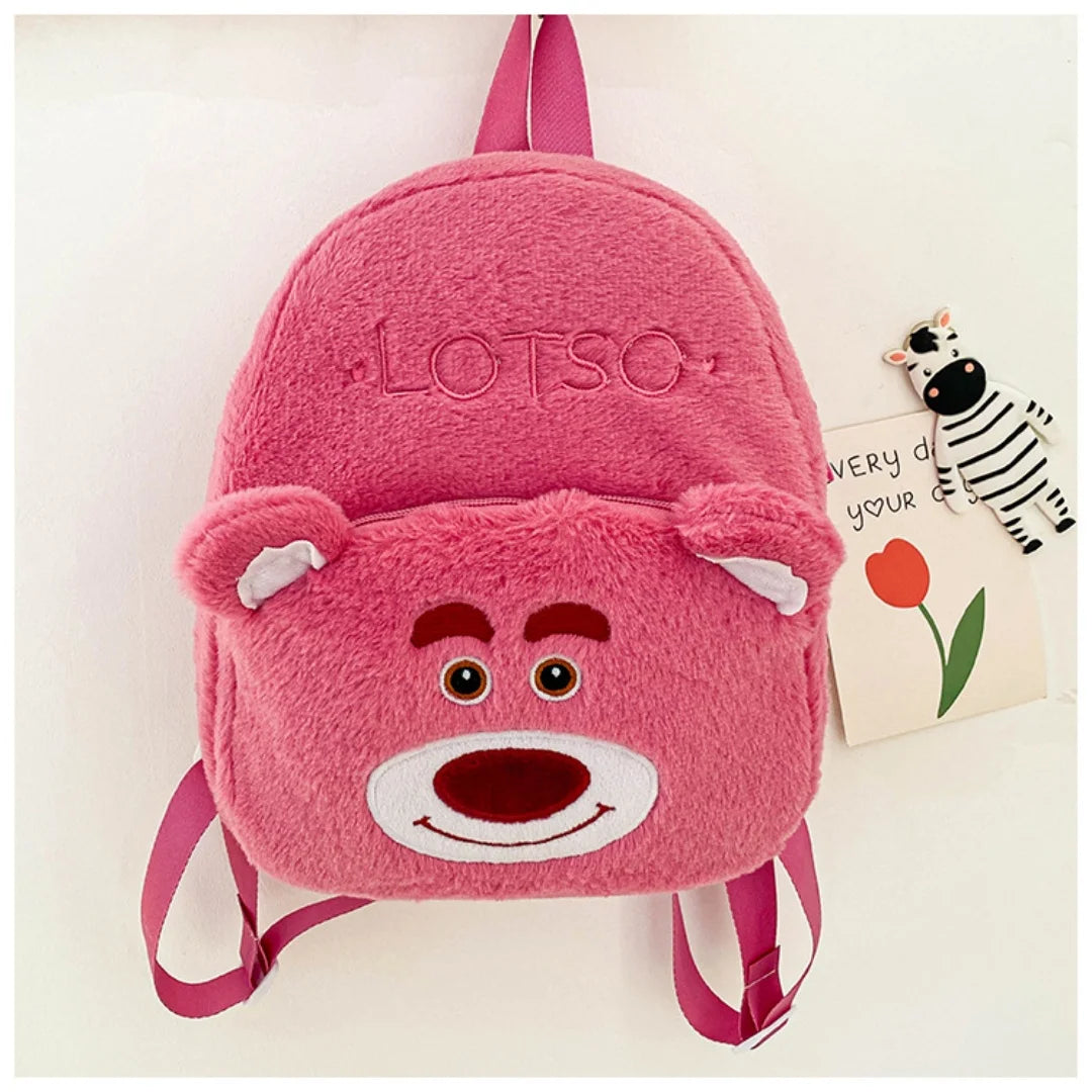 Kawaii Character Plush Backpack Large Capacity Shoulder Bag