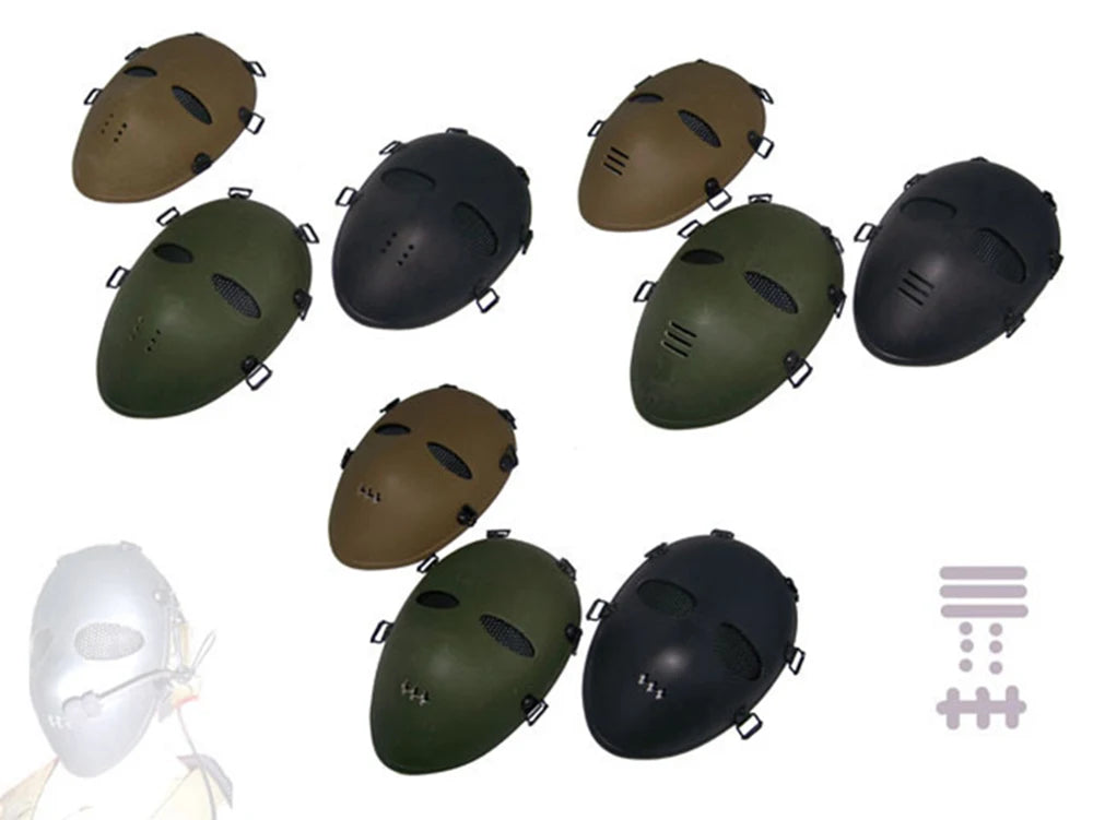 Airsoft Masks Classic Style Tactical Paintball BB  Shooting Full Face Protective Mask Army Wargame Field Hunting Accessories