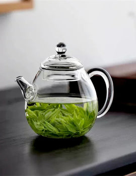 200ml Small Glass Teapot Tea Utensils Green Tea Flower Tea Maker  Home Heat-resistant Kungfu Tea Set Small Tea Pot Teaware