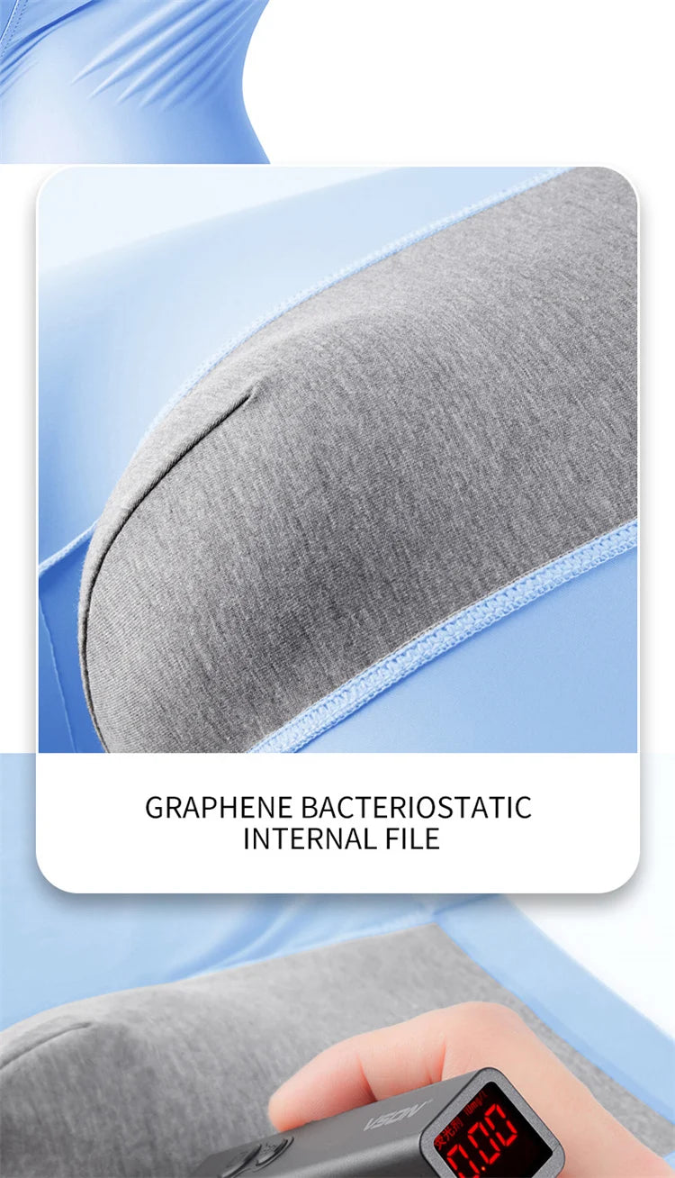 3-Pack Men’s Ice Silk Graphene Boxer Shorts – Summer Thin, Breathable & Cool Underwear (Sizes L-4XL)