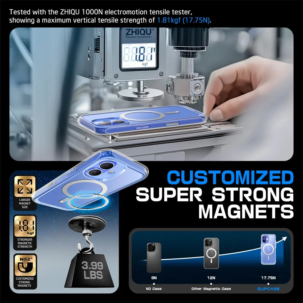 For iPhone 16 Case with Camera Control Capture Button UB Mag Slim Shockproof Protective  MagSafe Phone Case