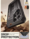 For Samsung Galaxy S25 Ultra Case UB Pro Full-Body Dual Layer Rugged Belt-Clip Phone Case with Built-in Screen Protector
